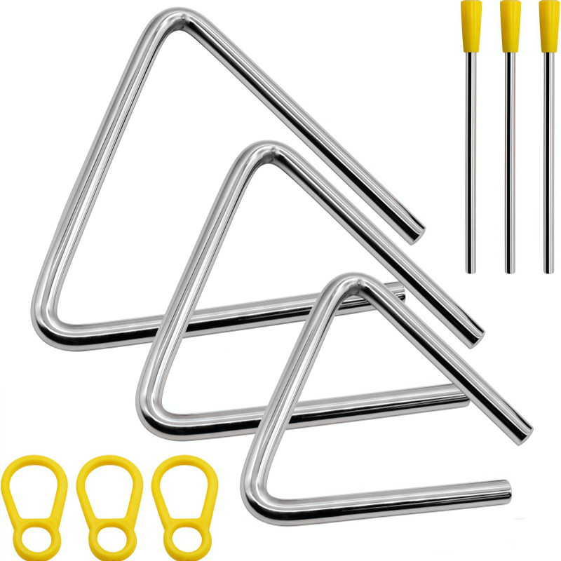 Musical Instrument Project - High Quality Durable Orff Triangle and