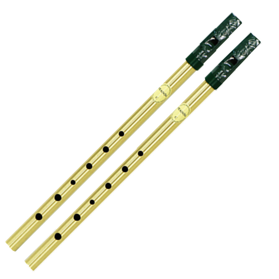 Tin Whistle Flute - Brass Irish Whistle Flute Feadog D