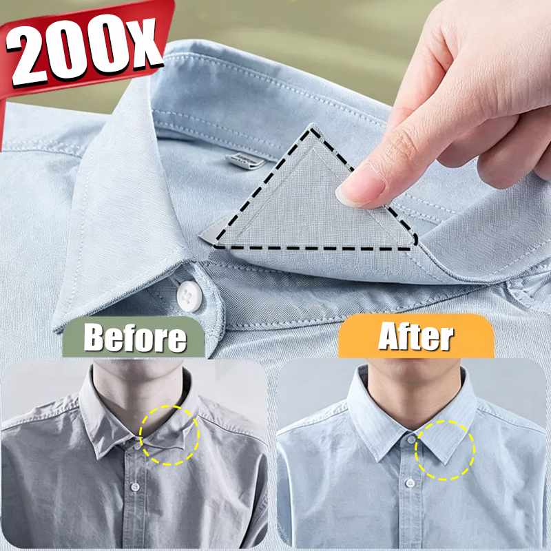Musical Instrument Triangle - Unsiex Invisible Shirt Triangle Collar Sticker