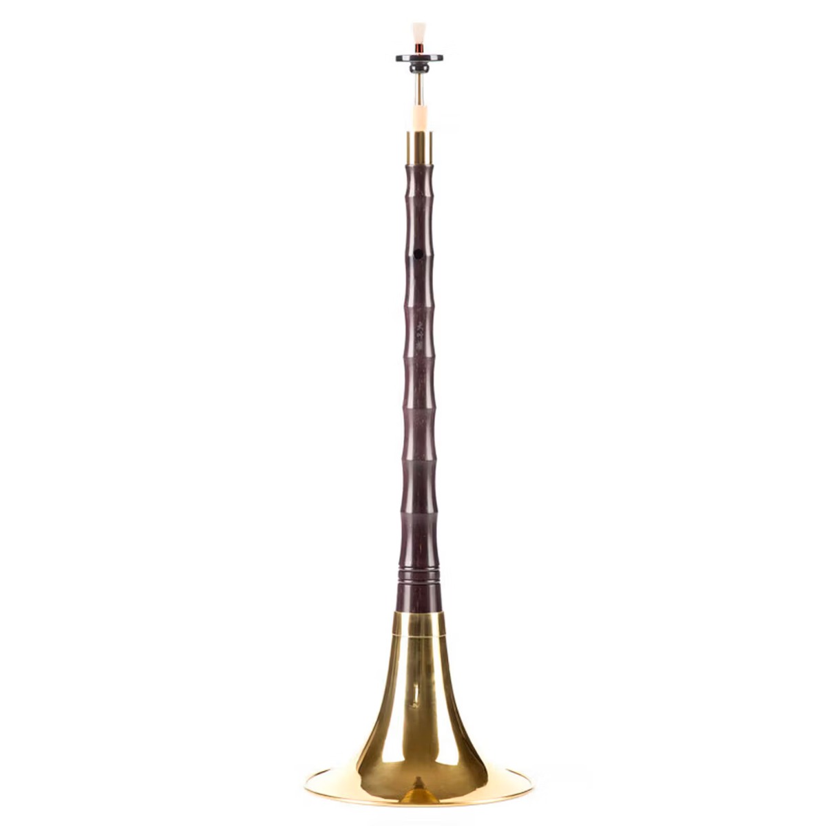 A Musical Instrument With Keys - Ebony Wood Suona Horn D Key