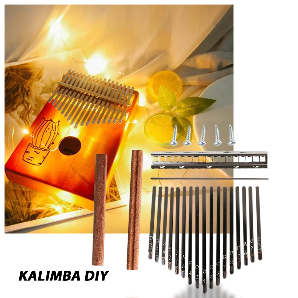 A Musical Instrument With Keys - DIY 17 Tone Kalimba Keys Tines