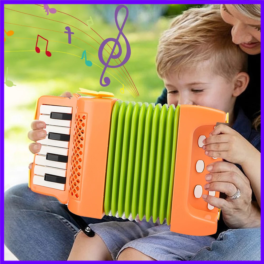 Musical Instrument Project - Kids Accordion Toy 10 Keys 8