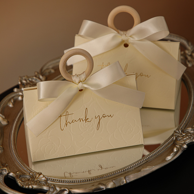Musical Instrument Triangle - 10/30/50 Pcs Wedding Candy Box Red