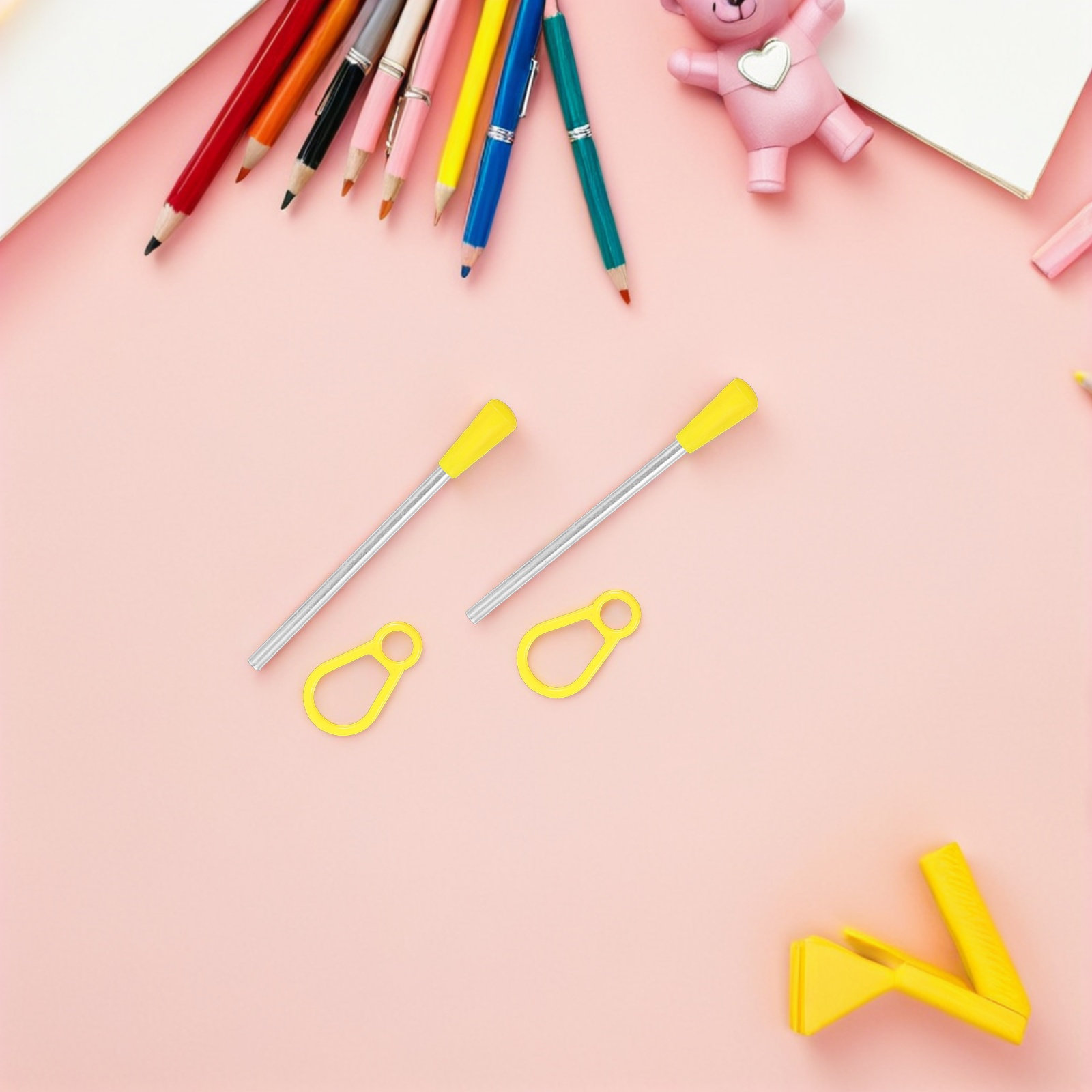 Musical Instrument Triangle - 16Pcs Triangle Iron Sticks Percussion Mallets