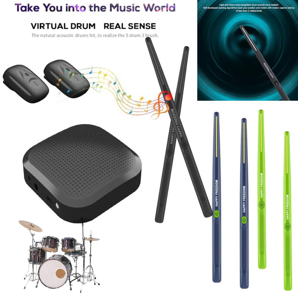 Somatosensory Virtual Drum Kit - огляд і ціна Musical Instrument Virtual