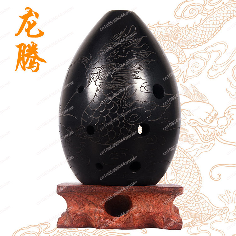 Eight-hole pear-shaped black p - огляд і ціна Musical Instrument Xun