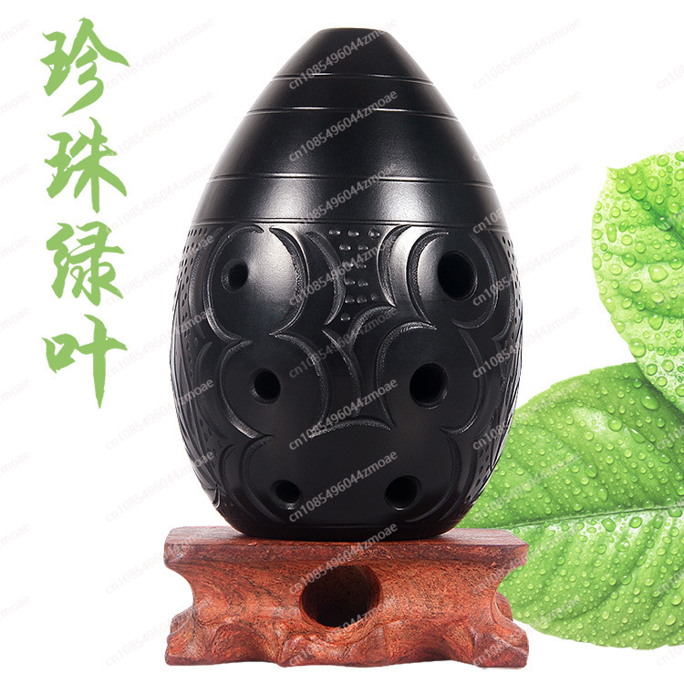 Eight-hole pear-shaped black p - огляд і ціна Musical Instrument Xun