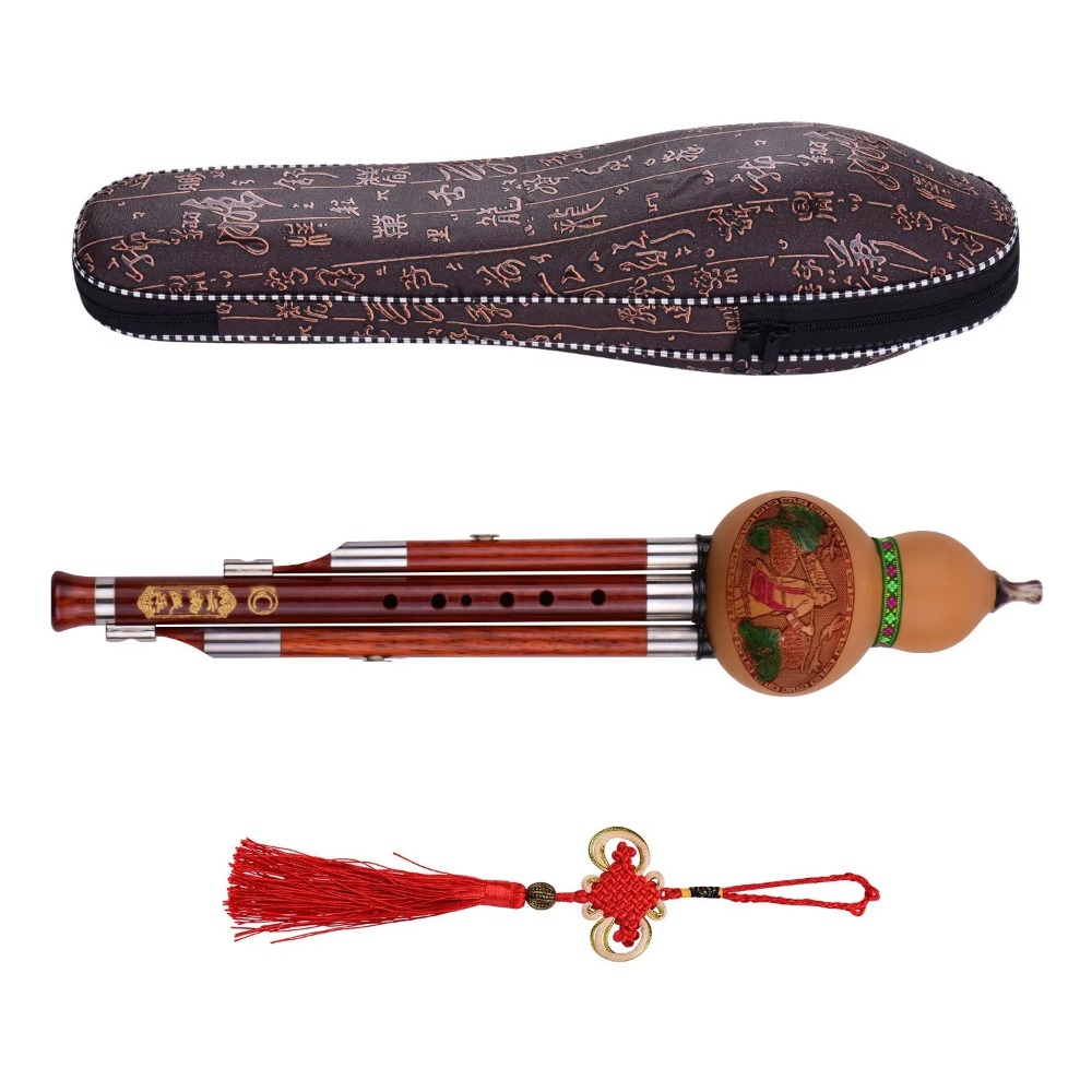 3-Tone C Key Hulusi Gourd Flut - огляд і ціна A Musical Instrument With Keys