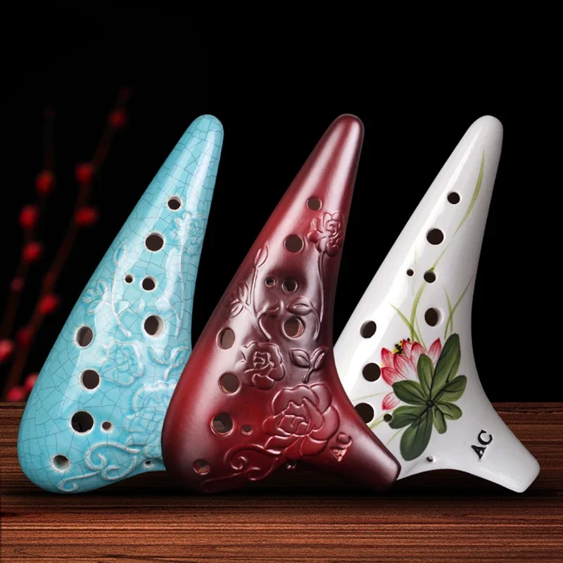 FENGYA Ceramic Ocarina 12 Hole - огляд і ціна Musical Instrument Xun