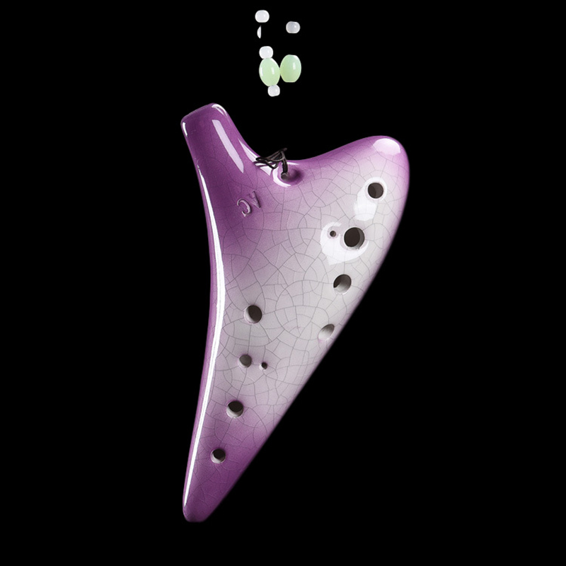 Purple Ceramics Ocarina 12 Hol - огляд і ціна Musical Instrument Zelda