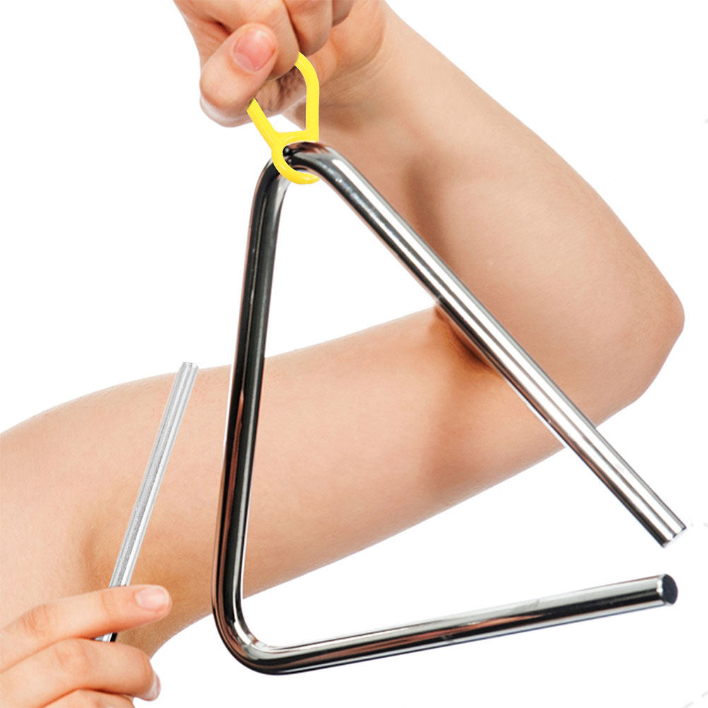 2Pcs Triangle Iron Percussion  - огляд і ціна Musical Instrument Triangle