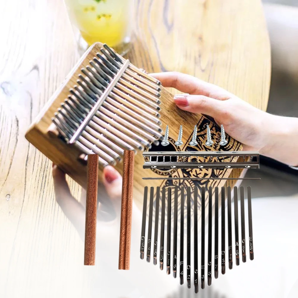 DIY 17 Tone Kalimba Keys Tines - огляд і ціна A Musical Instrument With Keys