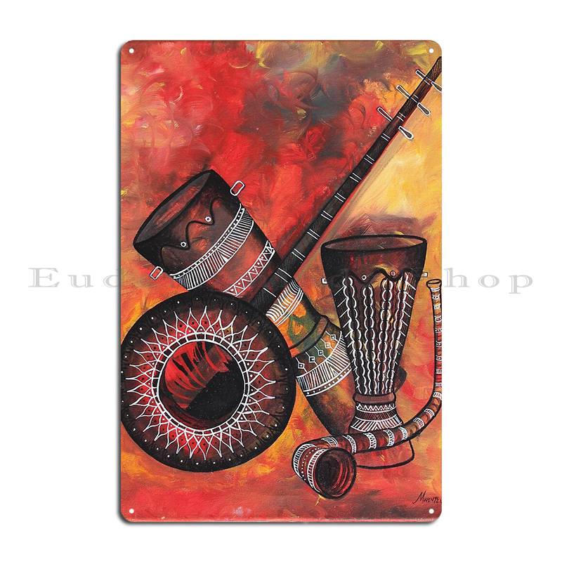 Music Instrument Metal Sign Ga - огляд і ціна Musical Instrument Sign