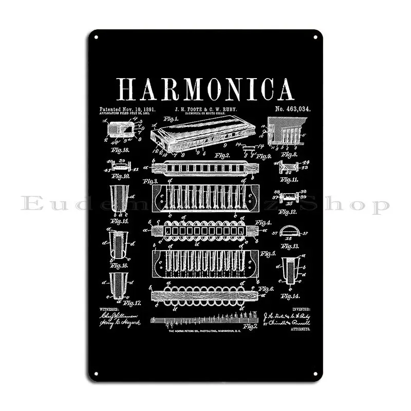 Harmonica Player Mouth Organ M - огляд і ціна Musical Instrument Sign