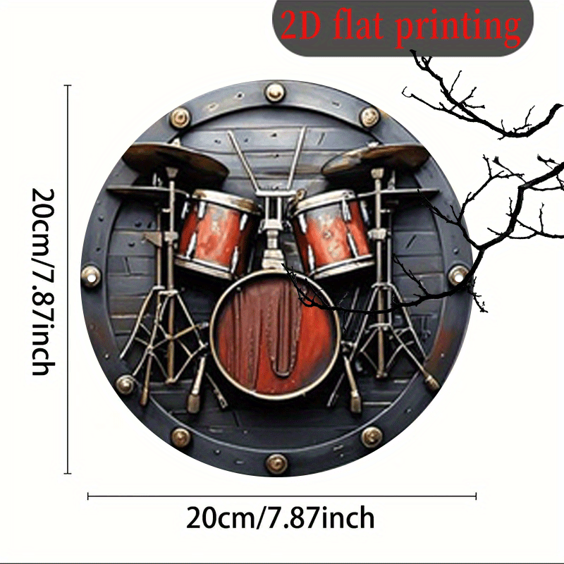 2D Flat, 1pc, 20.32x20.32 cm 2 - огляд і ціна Musical Instrument Sign