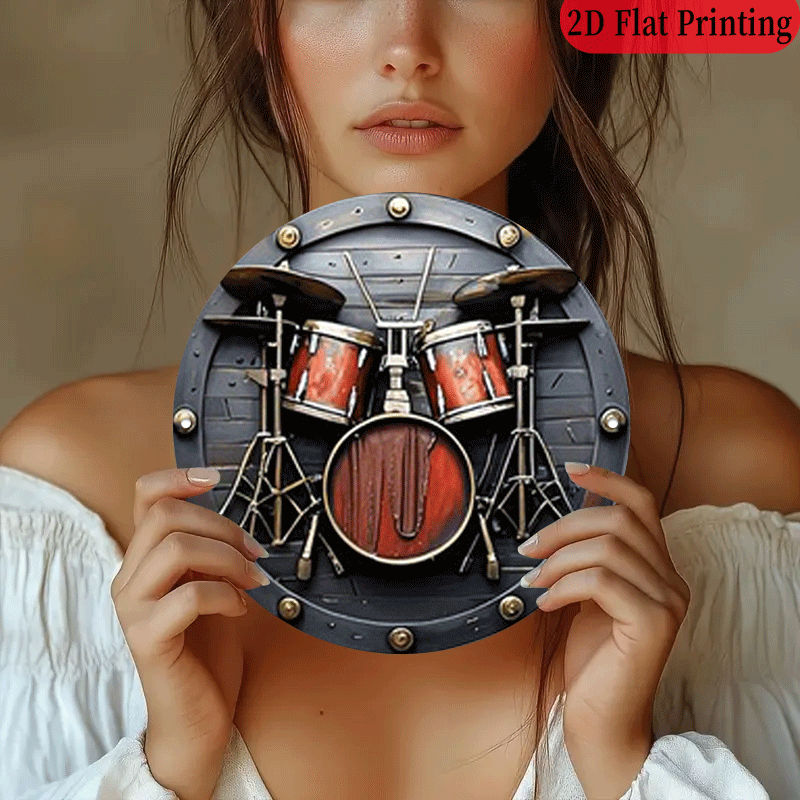 2D Flat, 1pc, 20.32x20.32 cm 2 - огляд і ціна Musical Instrument Sign