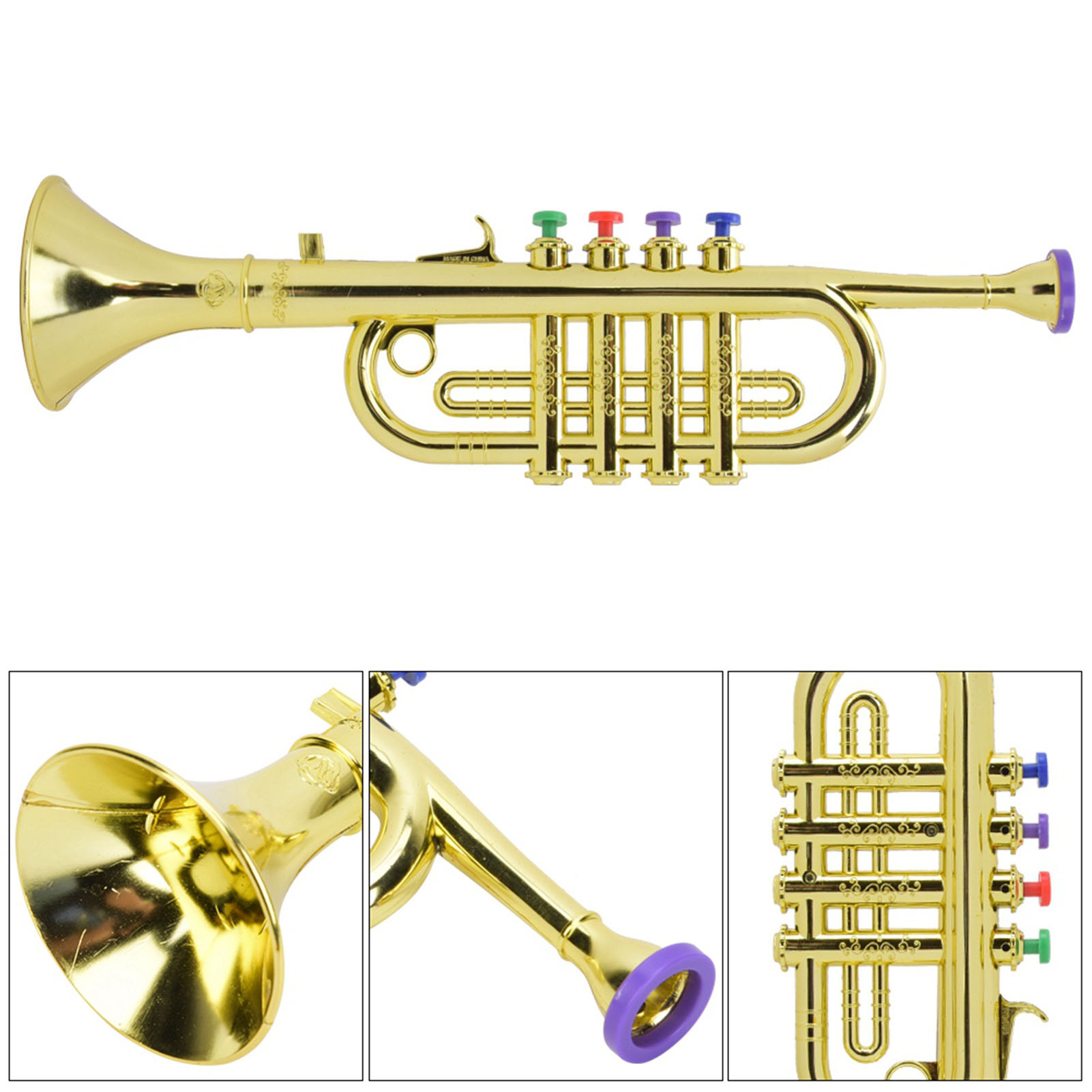 Kid Trumpet Golden Coated Plas - огляд і ціна Musical Instrument Project
