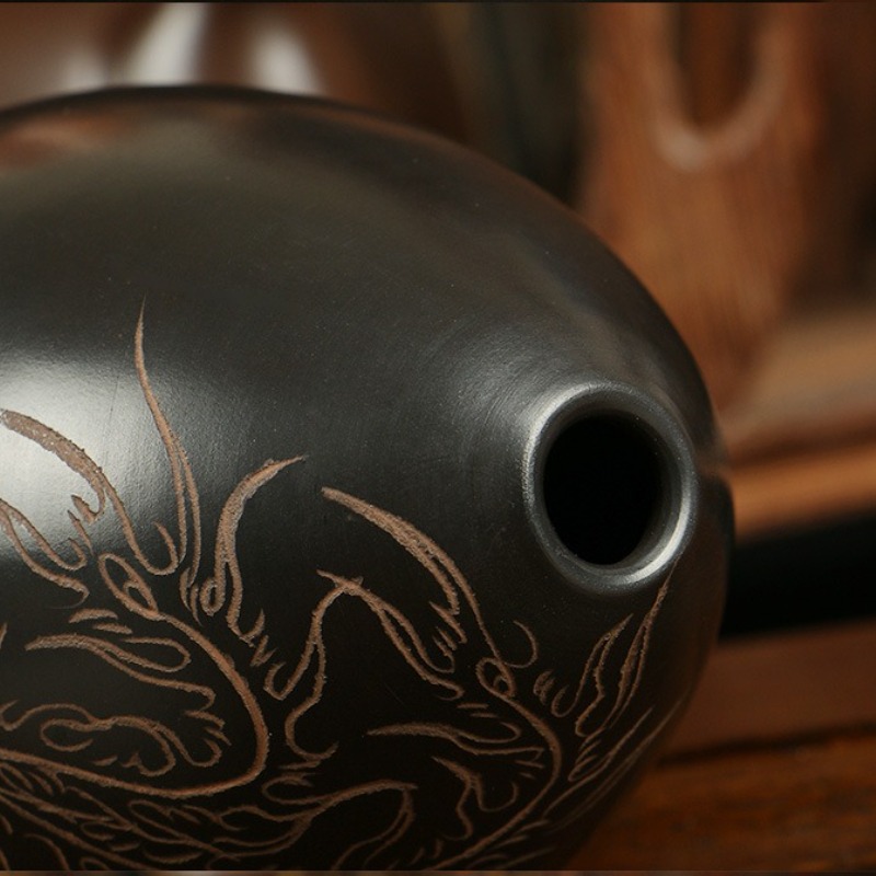 8 Holes Ocarina Black Portable - огляд і ціна Musical Instrument Xun
