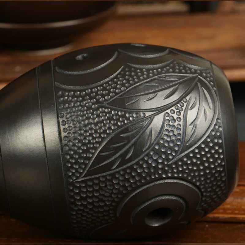 8 Holes Ocarina Black Portable - огляд і ціна Musical Instrument Xun