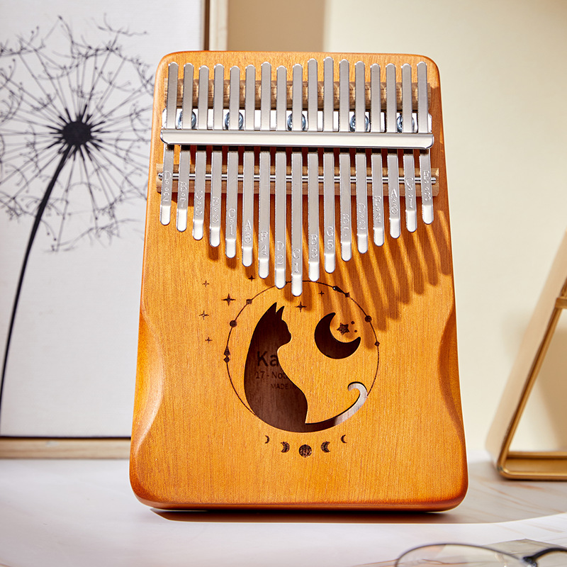17 Keys Kalimba Gradient Color - огляд і ціна A Musical Instrument With Keys