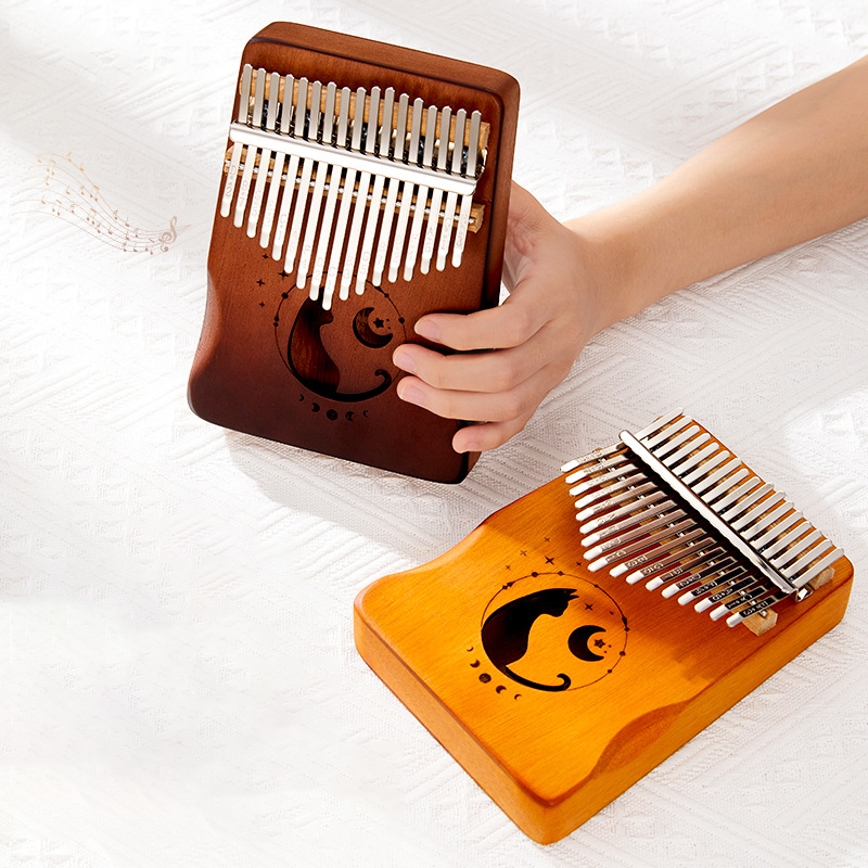 17 Keys Kalimba Gradient Color - огляд і ціна A Musical Instrument With Keys