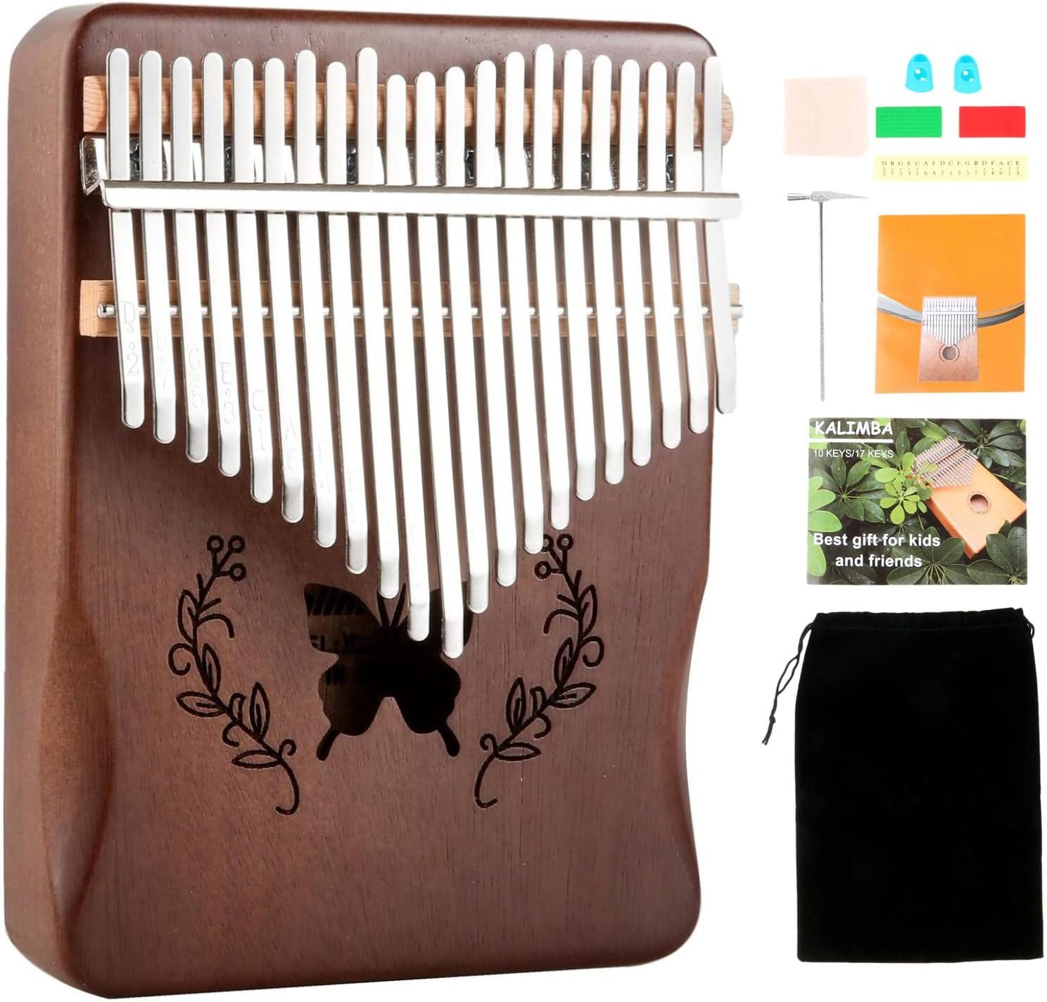 Kalimba 21 Keys Thumb Piano, N - огляд і ціна A Musical Instrument With Keys