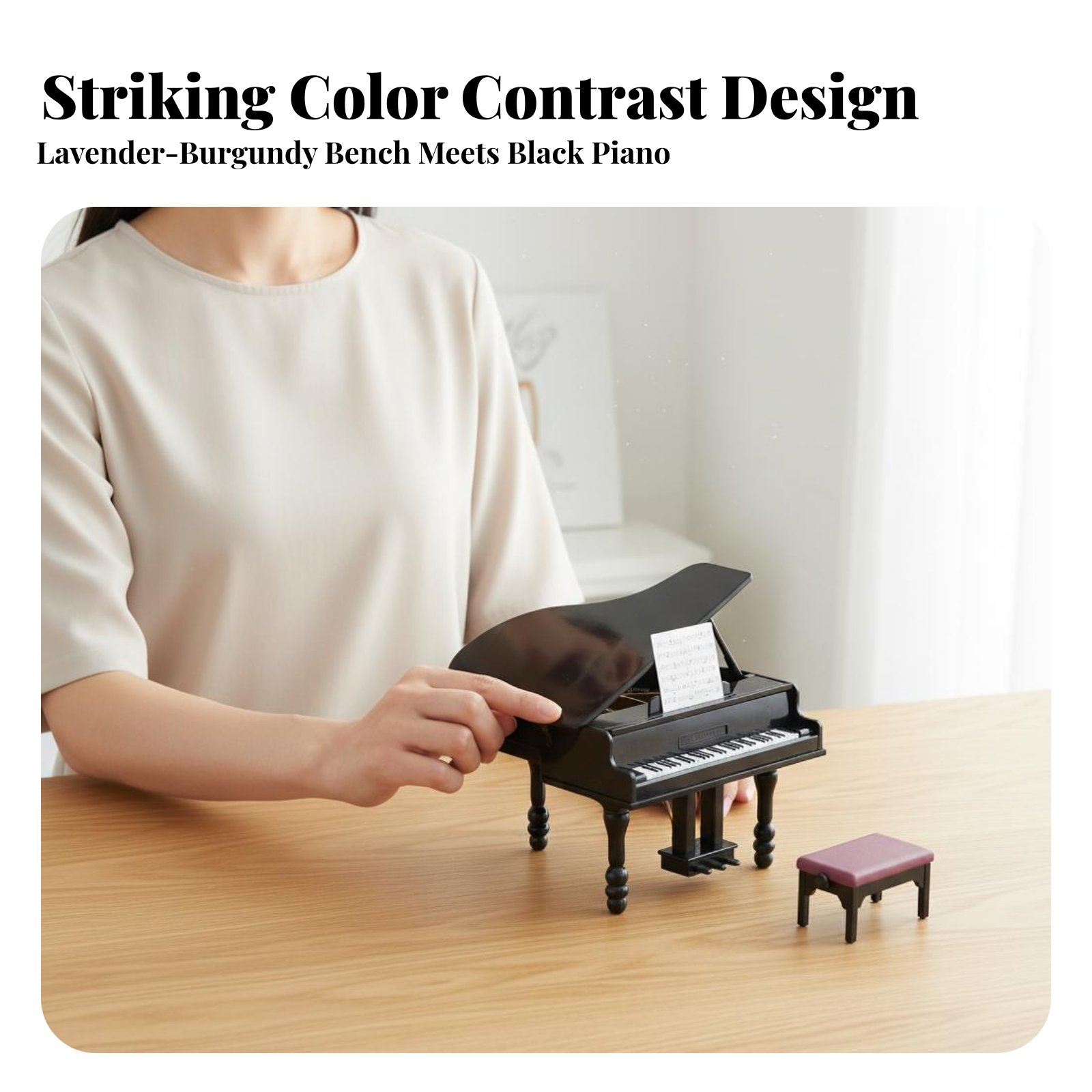 Dollhouse Piano with Bench Pho - огляд і ціна Musical Instrument Old