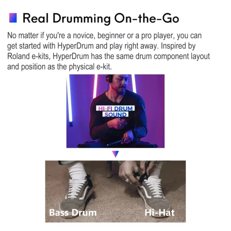 Top-ranking Products Hyperdrum - огляд і ціна Musical Instrument Virtual